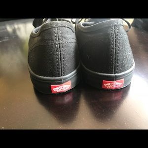 Vans all black sneakers never worn!
